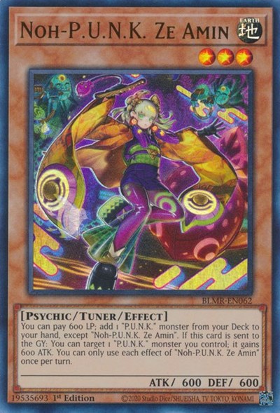 Noh-P.U.N.K. Ze Amin (BLMR-EN062) [Battles of Legend: Monstrous Revenge]