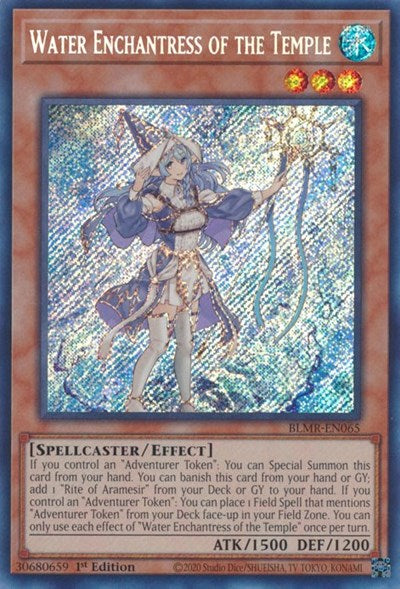 Water Enchantress of the Temple (BLMR-EN065) [Battles of Legend: Monstrous Revenge]