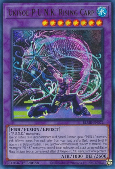 Ukiyoe-P.U.N.K. Rising Carp (BLMR-EN072) [Battles of Legend: Monstrous Revenge]
