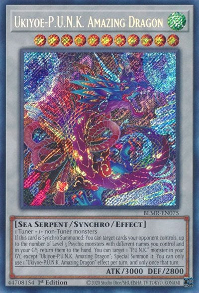 Ukiyoe-P.U.N.K. Amazing Dragon (BLMR-EN075) [Battles of Legend: Monstrous Revenge]