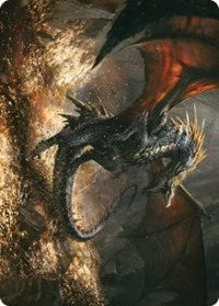 Cavern-Hoard Dragon Art Card (61) [Art Series: Universes Beyond: The Lord of the Rings: Tales of Middle-earth]
