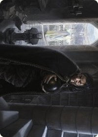 Grima, Saruman's Footman Art Card (63) [Art Series: Universes Beyond: The Lord of the Rings: Tales of Middle-earth]