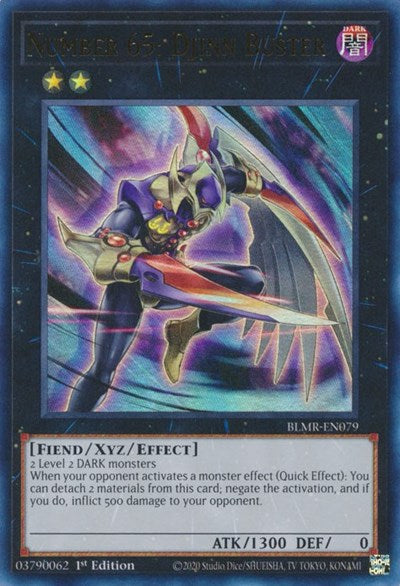 Number 65: Djinn Buster (BLMR-EN079) [Battles of Legend: Monstrous Revenge]