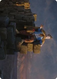Pippin, Warden of Isengard Art Card (66) [Art Series: Universes Beyond: The Lord of the Rings: Tales of Middle-earth]