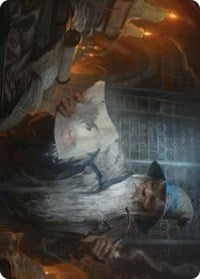 Learn from the Past Art Card (70) [Art Series: Universes Beyond: The Lord of the Rings: Tales of Middle-earth]