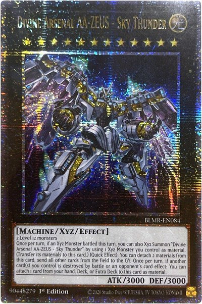 Divine Arsenal AA-ZEUS - Sky Thunder (Quarter Century Secret Rare) (BLMR-EN084) [Battles of Legend: Monstrous Revenge]