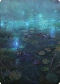 The Dead Marshes Art Card (79) [Art Series: Universes Beyond: The Lord of the Rings: Tales of Middle-earth]