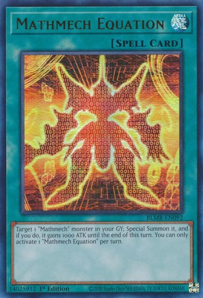 Mathmech Equation (BLMR-EN092) [Battles of Legend: Monstrous Revenge]
