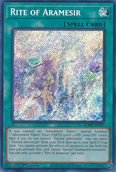 Rite of Aramesir (BLMR-EN093) [Battles of Legend: Monstrous Revenge]