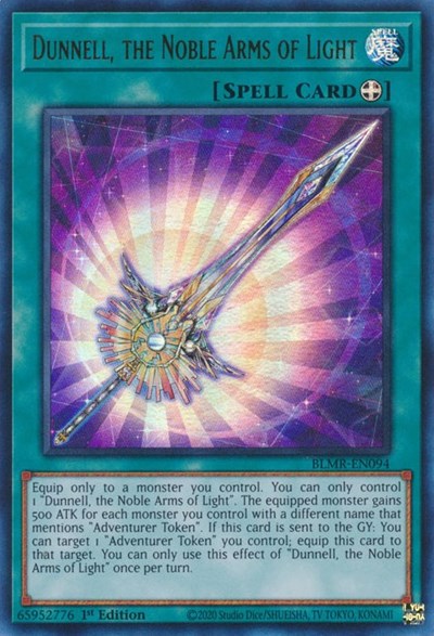 Dunnell, the Noble Arms of Light (BLMR-EN094) [Battles of Legend: Monstrous Revenge]