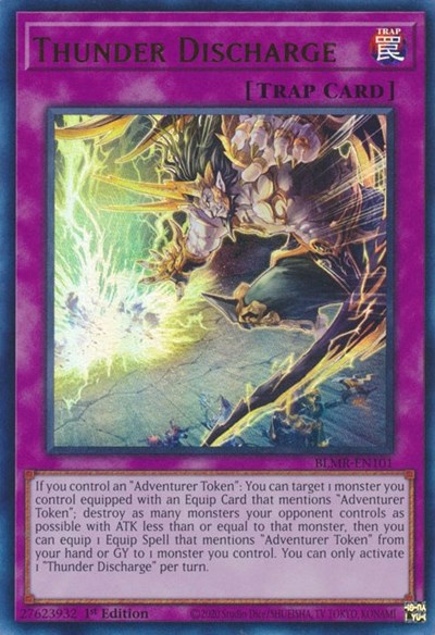Thunder Discharge (BLMR-EN101) [Battles of Legend: Monstrous Revenge]