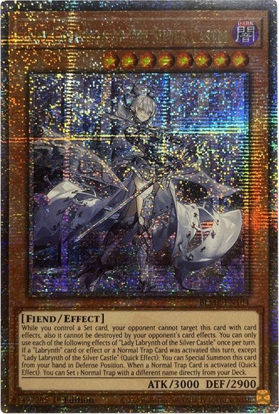 Lady Labrynth of the Silver Castle (Quarter Century Secret Rare) (BLMR-EN104) [Battles of Legend: Monstrous Revenge]