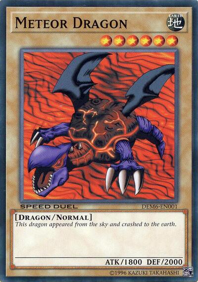 Meteor Dragon (DEM6-EN001) [Speed Duel Demo Deck 2020]