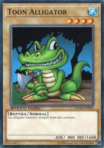Toon Alligator (DEM6-EN006) [Speed Duel Demo Deck 2020]
