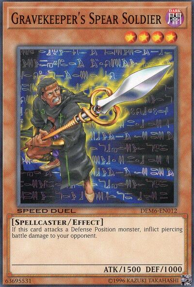 Gravekeeper's Spear Soldier (DEM6-EN012) [Speed Duel Demo Deck 2020]