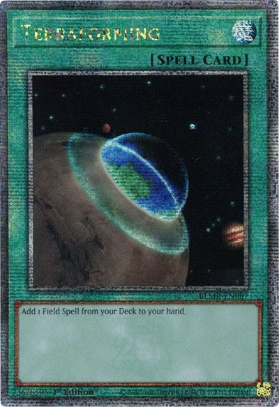 Terraforming (Quarter Century Secret Rare) (BLMR-EN087) [Battles of Legend: Monstrous Revenge]