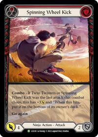 Spinning Wheel Kick (Red) - LGS141 (LGS141) [Flesh and Blood: Promo Cards]