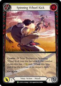 Spinning Wheel Kick (Yellow) - LGS142 (LGS142) [Flesh and Blood: Promo Cards]