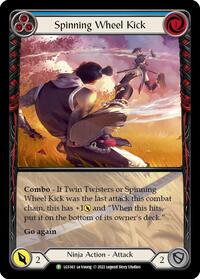 Spinning Wheel Kick (Blue) - LGS143 (LGS143) [Flesh and Blood: Promo Cards]