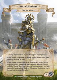 Hala Goldenhelm - LGS144 (LGS144) [Flesh and Blood: Promo Cards]