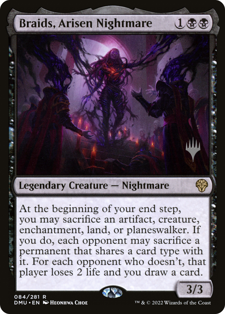 Braids, Arisen Nightmare (PPDMU-084) - Dominaria United Promos