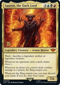 Sauron, the Dark Lord (224) [Prerelease Cards]