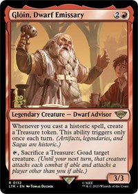 Gloin, Dwarf Emissary (132) [Prerelease Cards]