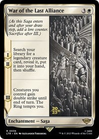 War of the Last Alliance (36) [Prerelease Cards]