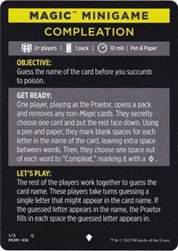 Magic Minigame: Compleation (1) [March of the Machine]