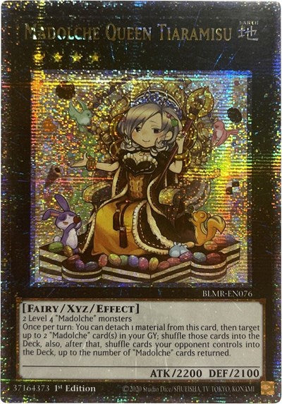 Madolche Queen Tiaramisu (Quarter Century Secret Rare) (BLMR-EN076) [Battles of Legend: Monstrous Revenge]