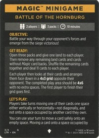 Magic Minigame: Battle of the Hornburg (3) [Universes Beyond: The Lord of the Rings: Tales of Middle-earth]