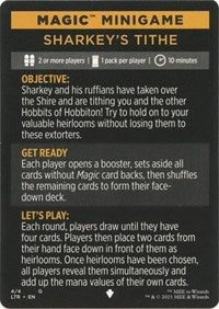 Magic Minigame: Sharkey's Tithe (4) [Universes Beyond: The Lord of the Rings: Tales of Middle-earth]