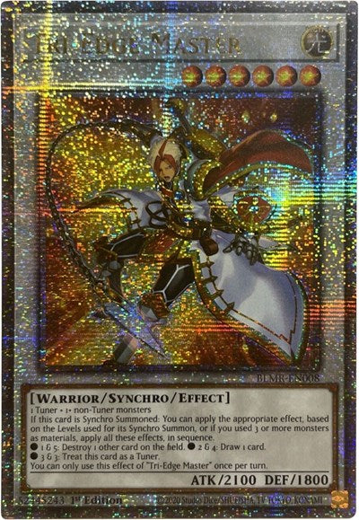 Tri-Edge Master (Quarter Century Secret Rare) (BLMR-EN008) [Battles of Legend: Monstrous Revenge]