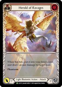 Herald of Ravages (Extended Art) (Red) -  LGS153 (LGS153) [Flesh and Blood: Promo Cards]