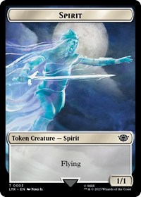 Spirit // Food (0009) Double-Sided Token (3 // 9) [Universes Beyond: The Lord of the Rings: Tales of Middle-earth]