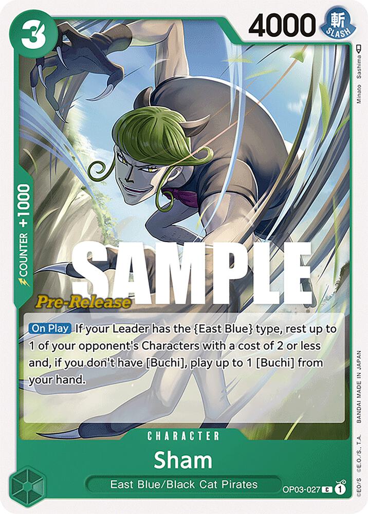 Sham (OP03-027) [Pillars of Strength Pre-Release Cards]