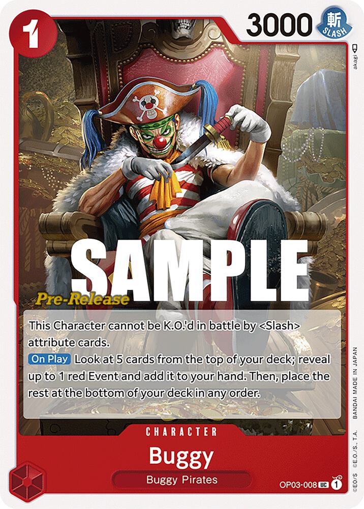 Buggy (008) (OP03-008) [Pillars of Strength Pre-Release Cards]