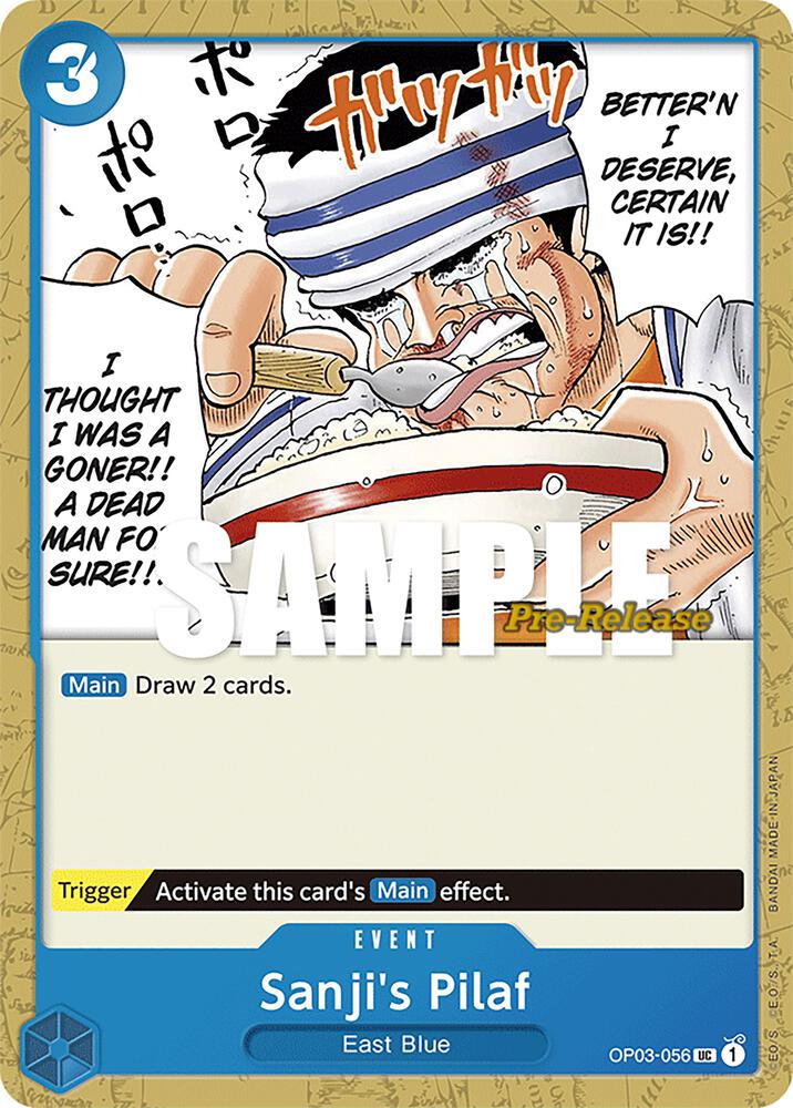 Sanji's Pilaf (OP03-056) [Pillars of Strength Pre-Release Cards]