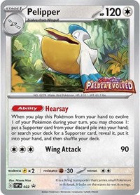 Pelipper - 022 (Prerelease) (022) [SV: Scarlet & Violet Promo Cards]