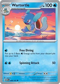 Wartortle - 008/165 (008/165) [SV: Scarlet & Violet 151]