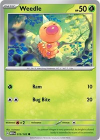 Weedle (013/165) [SV: Scarlet & Violet 151]