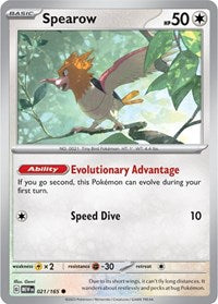 Spearow (021/165) [SV: Scarlet & Violet 151]