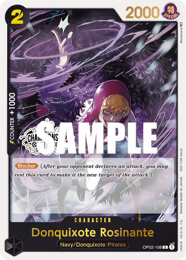 Donquixote Rosinante (Store Championship 2023 Participation Pack Vol.1) (OP02-108) [One Piece Promotion Cards]
