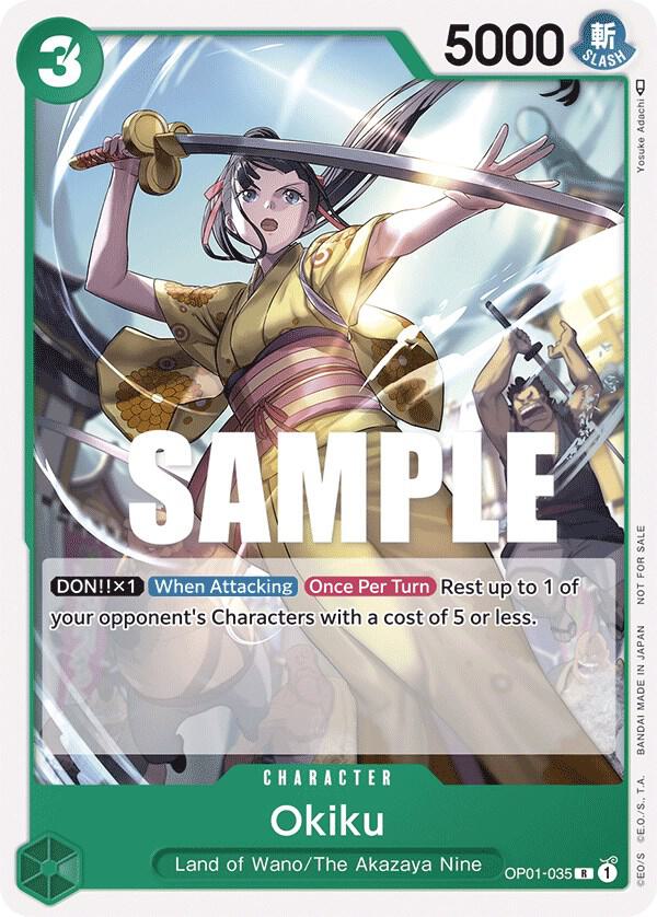 Okiku (Tournament Pack Vol. 4) (OP01-035) [One Piece Promotion Cards]