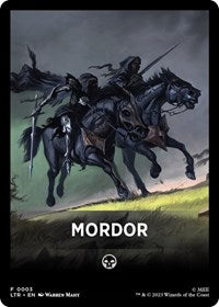 Mordor Theme Card (3) [Universes Beyond: The Lord of the Rings: Tales of Middle-earth]