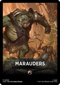 Marauders Theme Card (4) [Universes Beyond: The Lord of the Rings: Tales of Middle-earth]