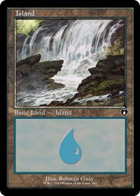 Island (441) (Retro Frame) (441) [Commander Masters]