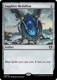Sapphire Medallion (407) [Commander Masters]