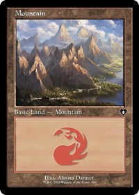 Mountain (446) (Retro Frame) (446) [Commander Masters]