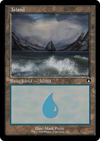Island (442) (Retro Frame) (442) [Commander Masters]